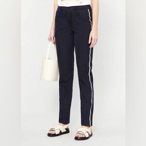 ZADIG & VOLTAIRE Pomelo Mili Cotton Pant in Navy Size 36